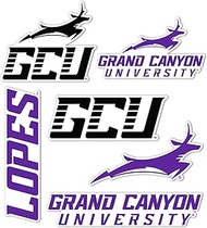 Desert Cactus Grand Canyon University Sticker Antelopes Vinyl Decals Laptop Water Bottle Car Scrapbo