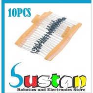 7K5 OHM RESISTOR 1/ 4 WATT TOLERANCE 1% METAL FILM RESISTOR 7K5 10PCS