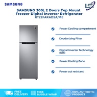 SAMSUNG 300L 2 Doors Top Mount Inverter Refrigerator RT25M4033S8/ME | Power Cooling Zone | Power Cut