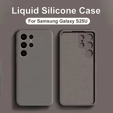 S25 Ultra Liquid Silicone Case For Samsung Galaxy S24 S23 S22 S21 S25 Ultra A55 A54 A53 A52 A35 A34