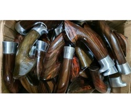 Handle Golok / Gagang Golok Kayu Sonokeling Duralium