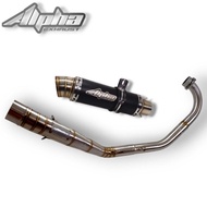 MX king Fullsystem Roadrace Silencer RL-PRO Alpha Exhaust