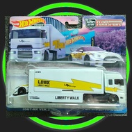 Hot wheels TEAM TRANSPORT LBWK NISSAN SKYLINE 2000GTR R35