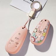 เคสกุญแจรีโมทรถยนต์ สําหรับ MG S5 EV ของแต่งรถยนต์ พวงกุญแจ MG Cyberster  ยังไม่