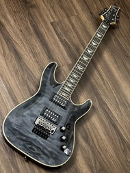 gitar SCHECTER OMEN EXTREME-6 FR STBLK SATIN BLACK - ALDENAIRE7