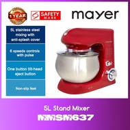 Mayer MMSM637 5L Stand Mixer WITH 1 YEAR WARRANTY