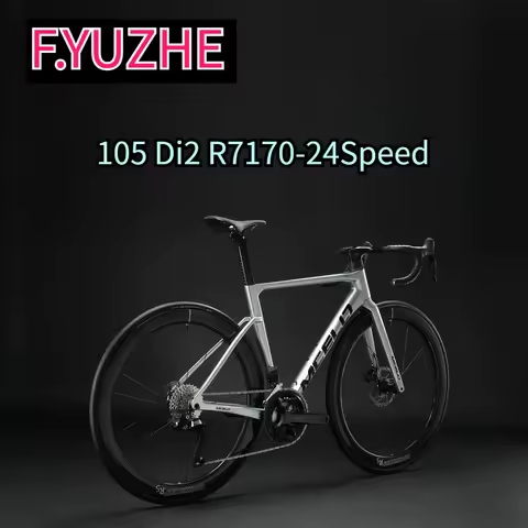 F, YUZHE Team Racing Dedicated High-End Ultra-Light 7.5kg V2 105 Di2 R7170-24S T800 Carbon Fiber Roa