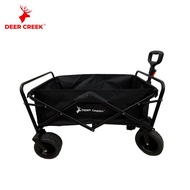 DEER CREEK Deer Creek 150L Big Wheel Foldable Outdoor Camping Wagon with Brake