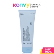 W diary Hybrid Lightweight Body Sunscreen SPF50+ PA++++ 200ml ครีมกันแดดผิวกายแบบ Hybrid ดับบลิว ไดอ