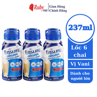 [Date T07/26] Lốc 6 chai Sữa Bột pha sẵn Ensure Vani Chai 237ml