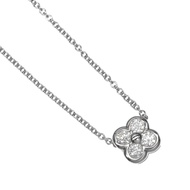 Tiffany & Co.) 鉑金鑲鑽項鍊，Pt950 鉑金 x 鑽石，約 3.65 克，女士款 [二手]