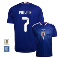 2026/27 Fans Edition Japan Men'S Home Short Sleeves Football Jersey T-Shirt With #7 MITOMA