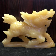 Ornaments Ornaments Blessings Office Home Rosin Jade Seeking Sons Kirin Crafts Topaz Kirin Gifts Rea