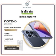[MY] Infinix Note 40 (256GB ROM | 8GB+8GB RAM)🎁1 Year Warranty By Infinix Malaysia🎁