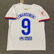2025 2324 Barcelona Home And Away Jersey No. 9 Lewandowski No. 8 Pedri No. 6 Garvey Football Adult A