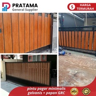 Pintu Pagar Minimalis gerabang Motif GRC Pintu Pagar surabaya