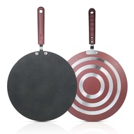 Pancake Pan Crepe Maker Flat Griddle with Spreader & Spatula