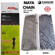Maya Bicycle Chain in Single Speed 96Links /114Links 116Links Mtb/Road Bikes
