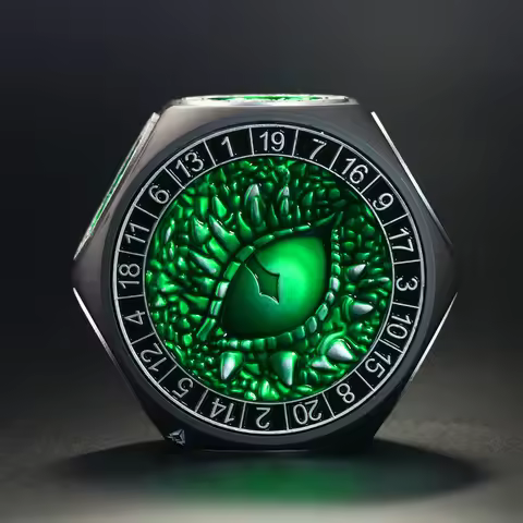 Metal DND Dice, 8-in-1 D&D Dice Dungeons and Dragons Gifts, Fantasy D&D Tabletop RPG Accessories