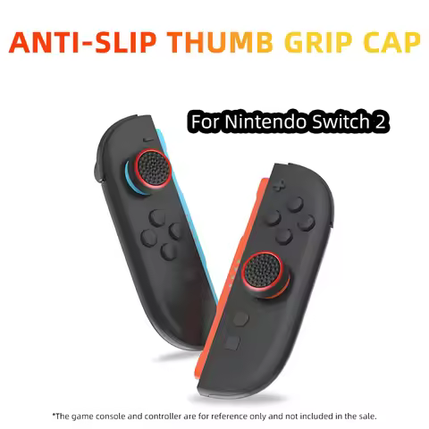 Thumb Stick Grip Caps Non-slip Silicone Analog Joystick Thumbstick for Switch2 Switch Pro PS5 PS4 Ga