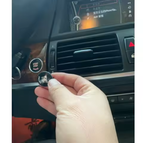 Engine Ignition Start Stop Switch Button Cover For BMW 1 2 3 5 X1 X3 X5 X6 Z4 Series E87 E60 E83 E84