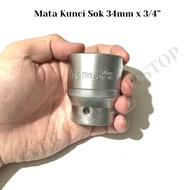 MATA Socket wrench eye 34 mm x 6 pt x 3/4 inch jumbo / large socket eye 34mm 6pt 3/4" jetjotools
