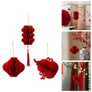 [tenlzsp0bc] New Year Pendants Honeycomb Lantern Ornament Cardboard Chinese New Year Decoration for 