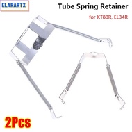 ELARARTX 2Pcs Audio Amplifier Spring Holder, Vintage Style Steel Vacuum Tube Retainer Holder, Spring