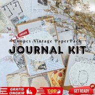 60pcs Journal Kit Vintage Aesthetic Journal Kit Decorative Srapbook Album Or Notebook
