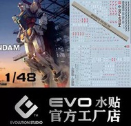 ★Hobby模改舖★ EVO MEGAF00 萬代 MEGASIZE 橫濱元祖鋼彈 RX78F00 1/48 熒光 水貼