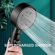 HAIWEI Bathroom Shower Head Set Handheld Combo To Flow Control Shower Head &amp; Hose+Holder Set