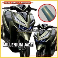 Millennium Jade Super Glossy Sticker Premium Quality Motorcycle Scots Sticker