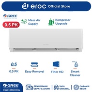 TERLARIS AC GREE 1/2PK STANDARD - AC 1/2 PK STANDARD MOO5A SERIES - WITH FITUR SMART CLEANER GWC-05M