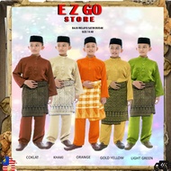 BAJU MELAYU SATIN LELAKI BUDAK - SEPASANG （ BATCH 1）