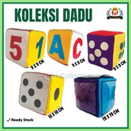 BIG DICE | PLASTIC DICE DOT DOT, ABC & 123 - Teaching Aids