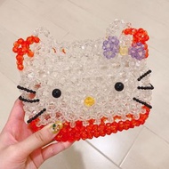 Hello kitty 手工珠珠手袋