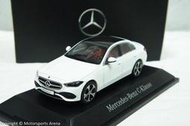 【現貨特價】賓士原廠 1:43 Herpa Mercedes Benz C-Class W206 2021 白色/藍色