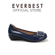 EVERBEST Women Comfort Wedges E0221122 Kasut Perempuan (Blue/Black/Pink)