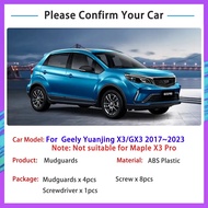 [msele] For Geely GX3 BAC X3 Pro 2018 2020 2021 2017~2024 NEW Mud Flaps Splash Guards Mudguards Fron