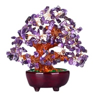 Feng Shui Crystal Tree Artificial Bonsai  Tabletop Ornaments