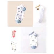 Short Socks Ankle Socks Cute Patterned Socks Korean Socks Fashion Socks Cute Socks