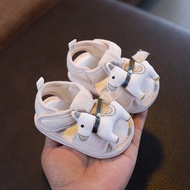 Baby Shoes Summer Toe-Covered Sandals Male Female Baby Pure Cotton Cartoon Soft-Soled Cloth Shoes 6-