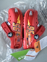 順豐到付McQueen 閃燈 crocs 麥坤 涼鞋 c8 鞋底16.5cm Crocs Lightning McQueen 兒童涼鞋