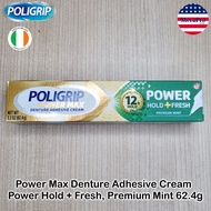 Poligrip® Power Max Denture Adhesive Cream Power Hold + Seal 62.4g ครีมติดฟันปลอม