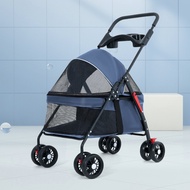 EZPET EZPET W02 Pet Stroller Pet Trolley Troli Kucing Foldable Pet Strollers Travel Pet Carrier Dog 