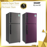 KULKAS SHARP SJ-246 GC-SR/SD - 2 PINTU