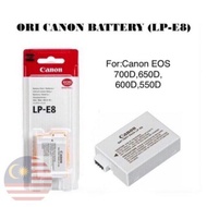 FREE SHIPPING Canon battery 100%Original  LP-E8 battery lpe8- For canon eos 700D,650D,600D,550D