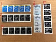 intel 原廠貼紙 英特爾 I5 雷射貼紙