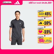 adidas Quần vợt Áo Polo 3 Sọc Tennis Club Nam Đen JG0985
