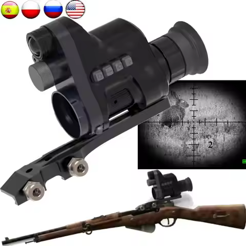 NV710 Night Vision Rifle Scope 940nm 850nm NV riflescope Monocular 200M WIFI OLED Display 850mm IR H